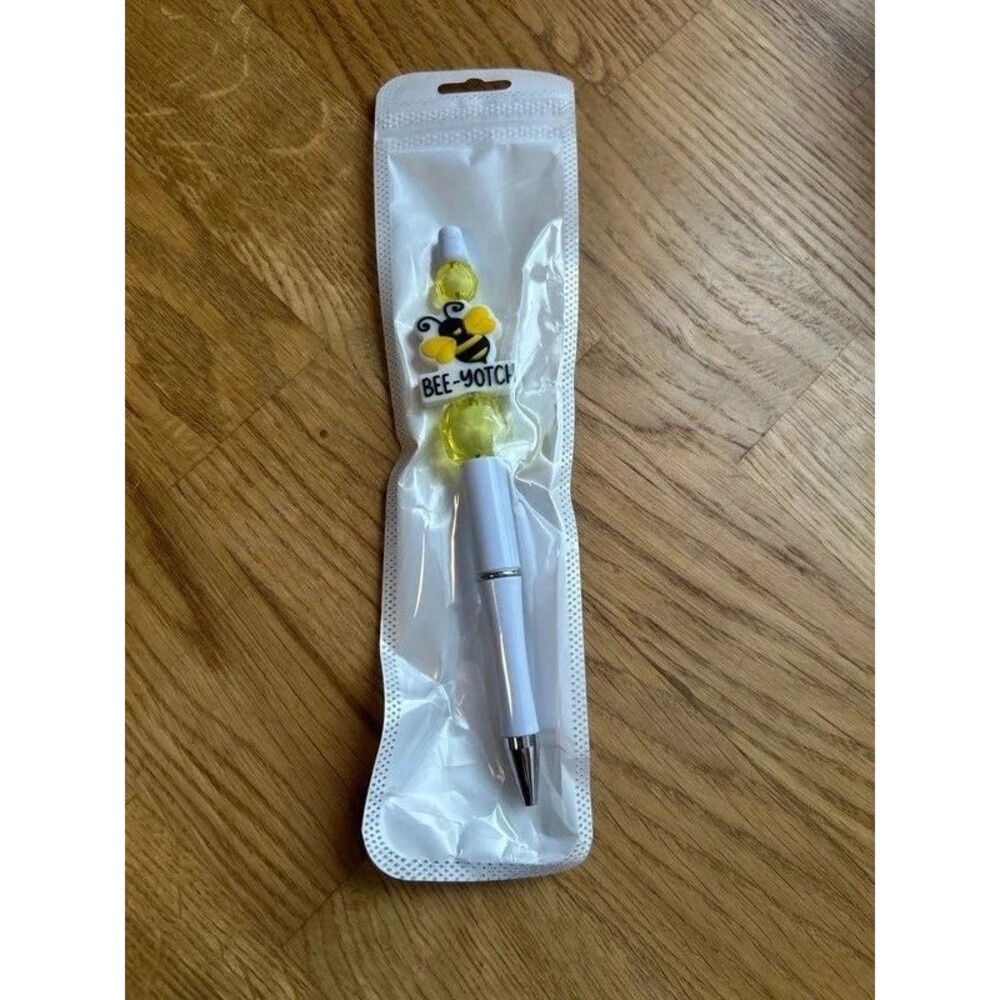 Cute "Bee-Yotch" Bumblebee Pen New in Package